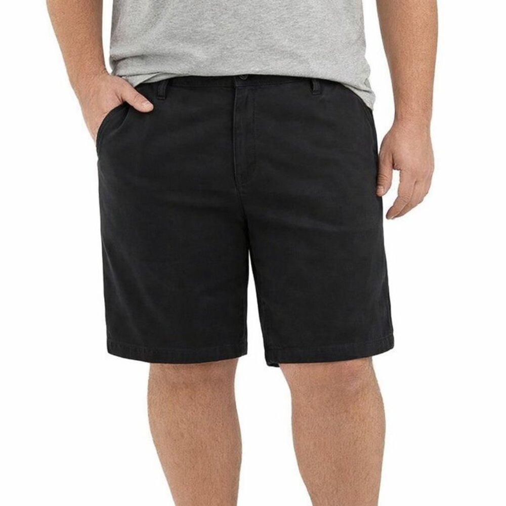 IZOD Regular-Fit Big Man Black Denim Shorts 48 waist NWT